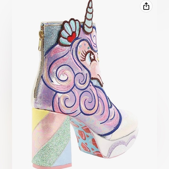 Irregular Choice Shoes Nib Unicorn Boots As Seen In Taylor Swifts